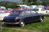  Wolseley Six.  The series II and Series III versions of the Wolseley 1800 cars retained the original 'cows hips' rear corners and side lamps.  The Wolseley Six used the same body.