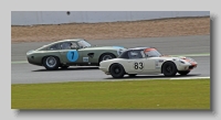 Aston Martin DP214 and Lotus Elan