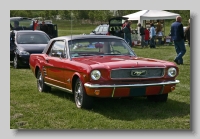 Ford Mustang 289 1966 front Coupe