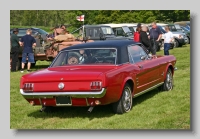 Ford Mustang 289 1966 rear Coupe