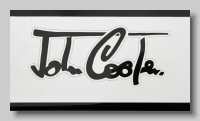 01990 RSP Mini Cooper badgea