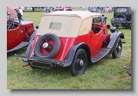 Morris Eight 1936 2-seater tourer rear