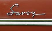 aa Plymouth Savoy 1956 2-door sedan badges