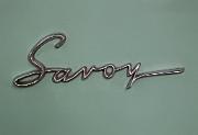 aa Plymouth Savoy 1956 4-door sedan badges