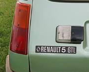 aa Renault 5 GTL 1980 badge