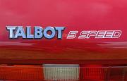 aa Talbot Horizon LD 1983 badget