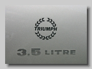 x_Triumph TR8 badgew