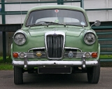  Riley One-Point-Five Series I.  Both the Wolseley 1500 and the Riley One-Point-Five had the same 1489cc B-series engine, but the Riley was given twin carburretors, raising the power to 68bhp.