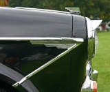  Wolseley 1500 MkIII. This chrome junction was simplified on the MkIII.